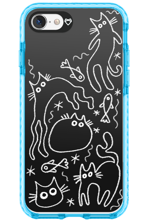 CHALK_CATS 2.0 - Apple iPhone 8