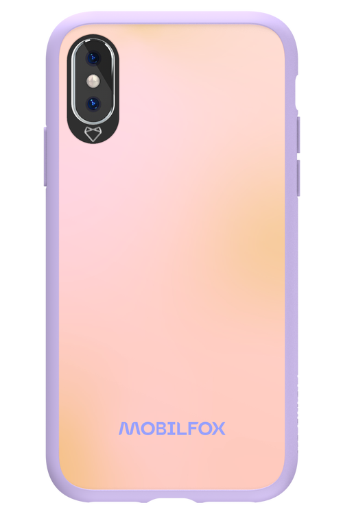 Pastel Peach - Apple iPhone X