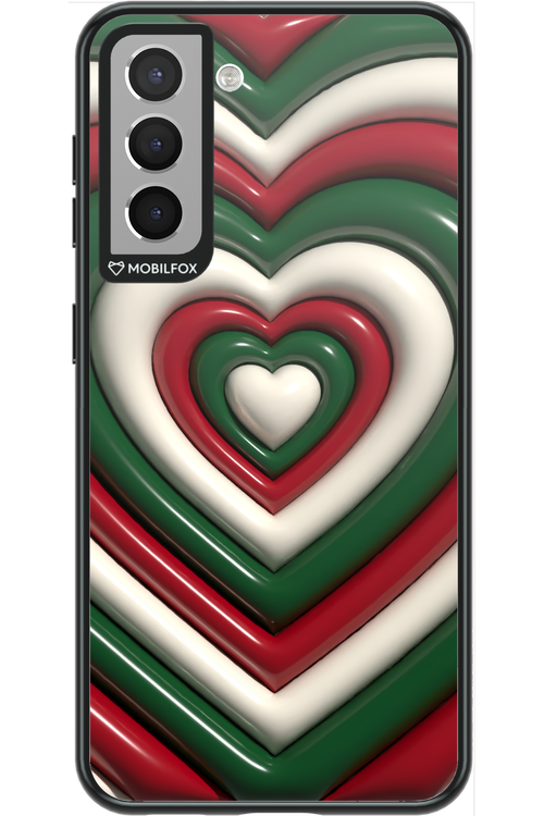 XMAS Hearts - Samsung Galaxy S21