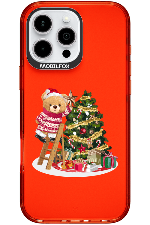 Christmas Bear (Transparent) - Apple iPhone 16 Pro Max