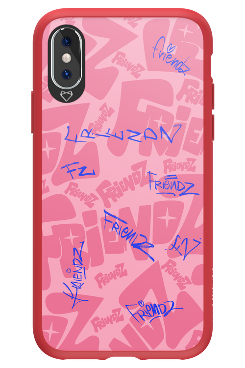 FRIENDZ Pink - Apple iPhone XS