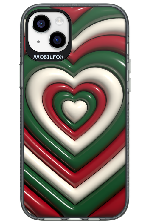 XMAS Hearts - Apple iPhone 14 Plus