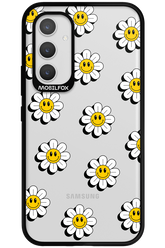 Smiley Flowers Transparent - Samsung Galaxy A54