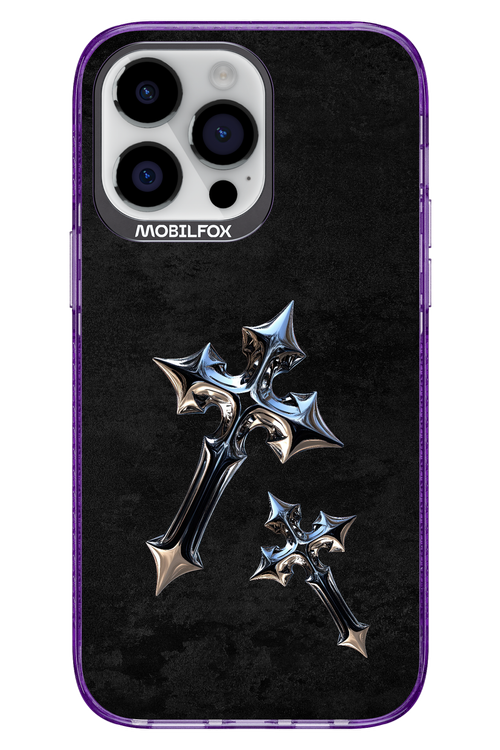Chrome Crosses - Apple iPhone 14 Pro Max
