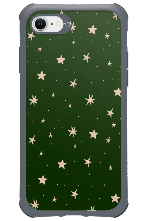 Forest Green Stars - Apple iPhone 8