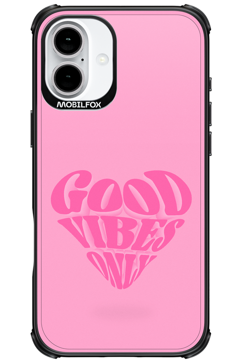 Good Vibes Heart - Apple iPhone 16 Plus