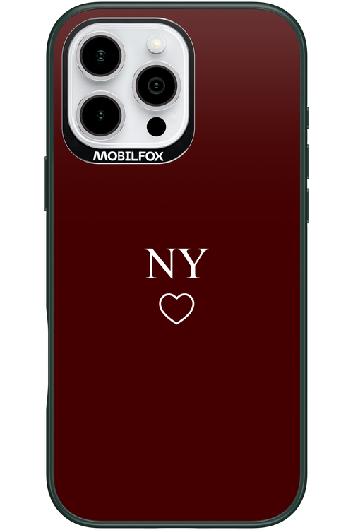 NY Burgundia 2.0 - Apple iPhone 16 Pro Max