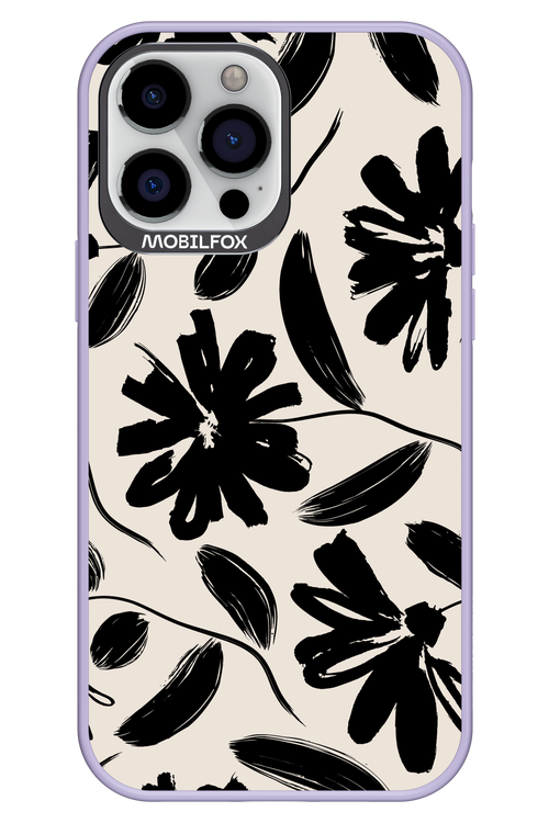 Monochrome Flowerss 2.0 - Apple iPhone 13 Pro Max