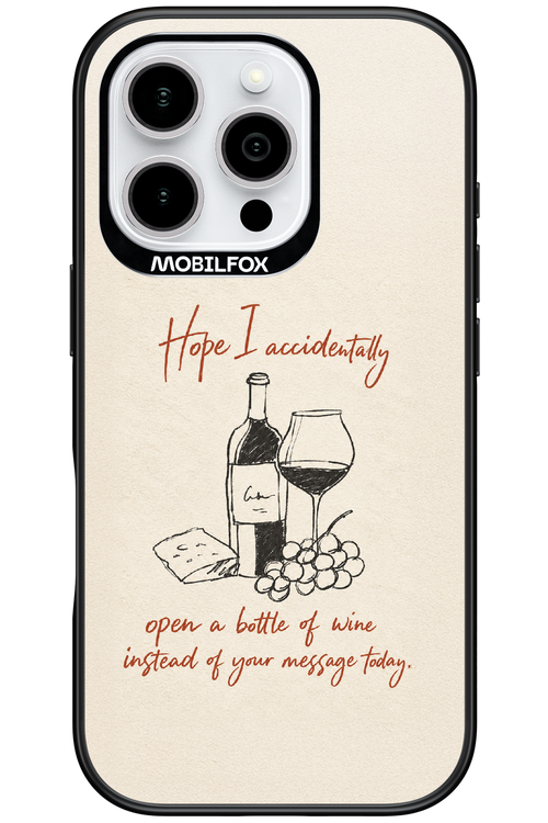 Bottle of wine 2.0 - Apple iPhone 16 Pro