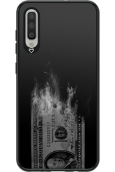 Money Burn B&W - Samsung Galaxy A70