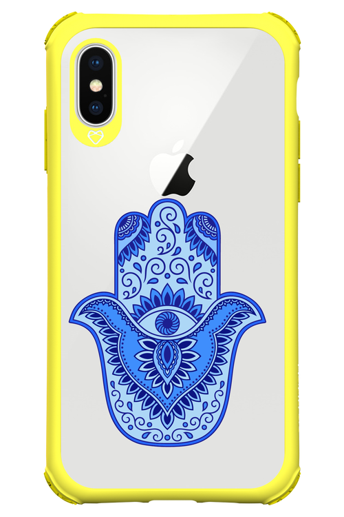 Hamsa Blue - Apple iPhone XS