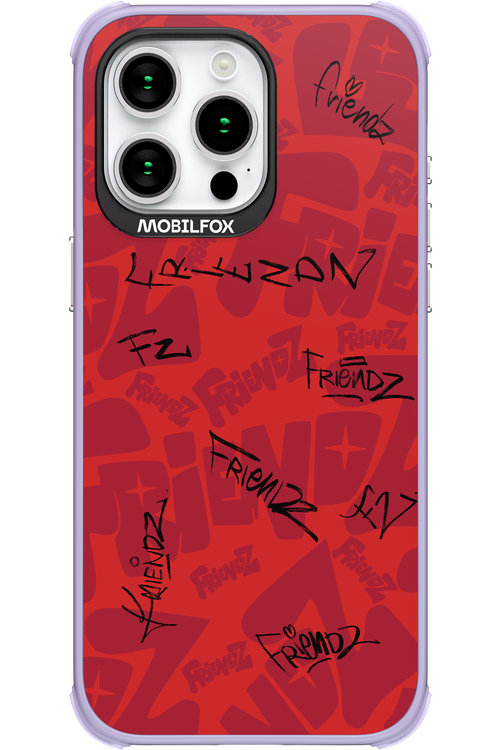 FRIENDZ Red - Apple iPhone 15 Pro Max