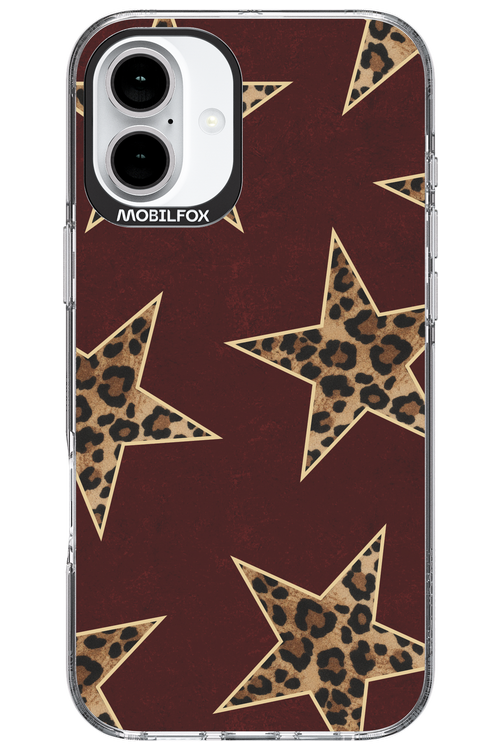Wild Stars Burgundy - Apple iPhone 16 Plus