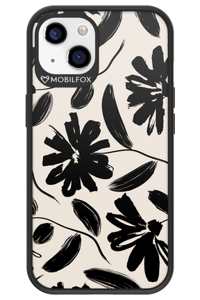 Monochrome Flowerss 2.0 - Apple iPhone 13