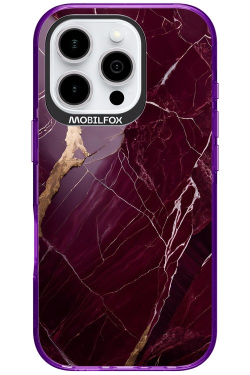 Burgundy Marble 2.0 - Apple iPhone 16 Pro