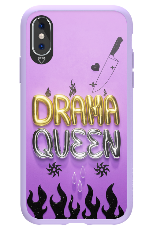 Drama Queen Purple - Apple iPhone X