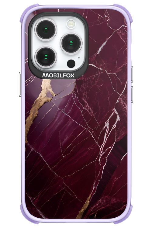Burgundy Marble 2.0 - Apple iPhone 14 Pro