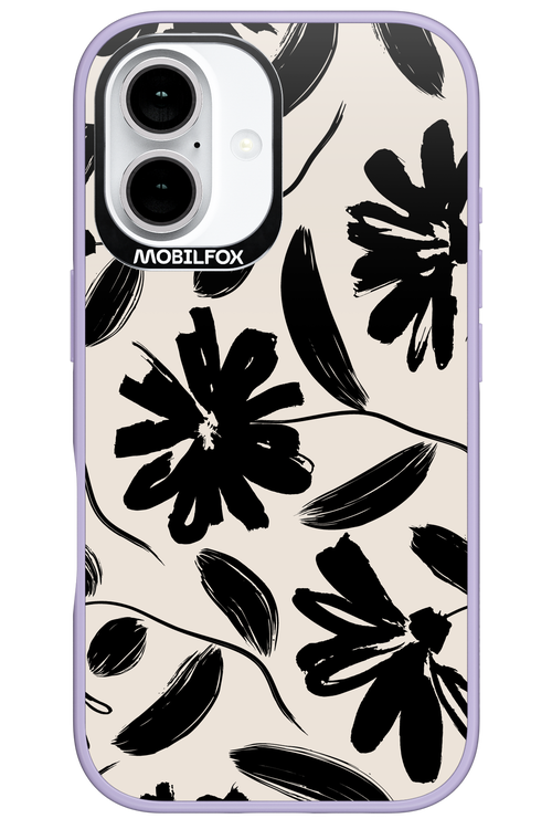 Monochrome Flowerss 2.0 - Apple iPhone 16