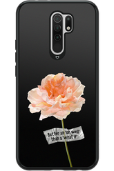 Flower Black - Xiaomi Redmi 9