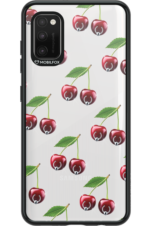 Spicy Cherries Transparent - Samsung Galaxy A41