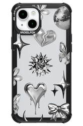 Silver Zone Transparent - Apple iPhone 15 Plus