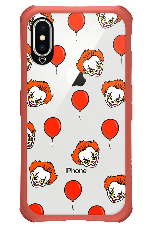 Mystery Clown (Transparent) - Apple iPhone X