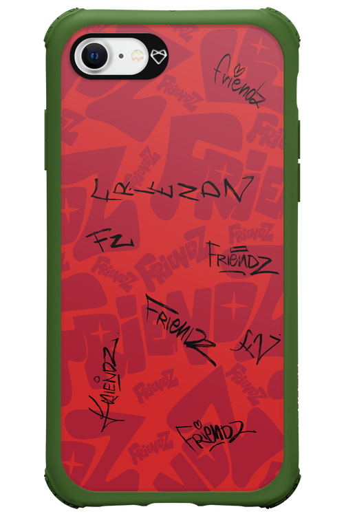FRIENDZ Red - Apple iPhone 8