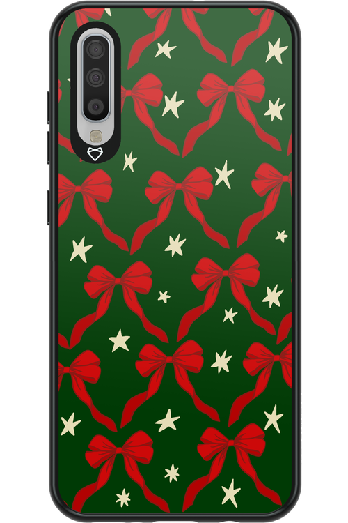 Bow & Stars (Green) - Samsung Galaxy A70