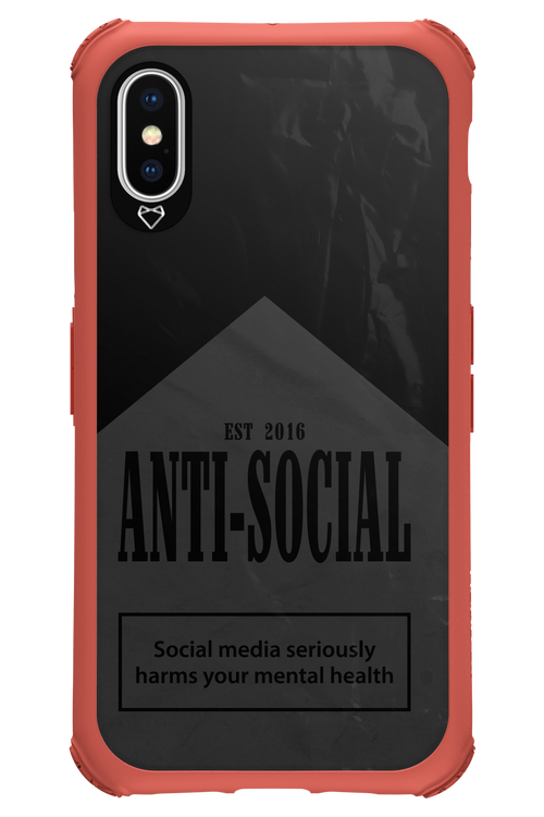 ANTI-SOCIAL (BLVCK) 2.0 - Apple iPhone XS