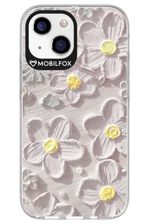 White Flowers - Apple iPhone 13 Mini