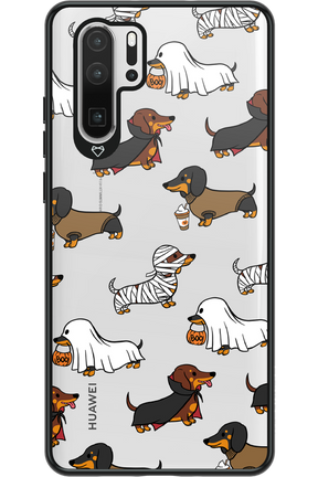 Scary Dachshund (Transparent) - Huawei P30 Pro