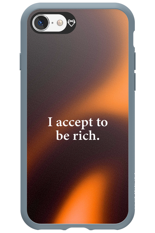 I accept to be rich - Apple iPhone 8