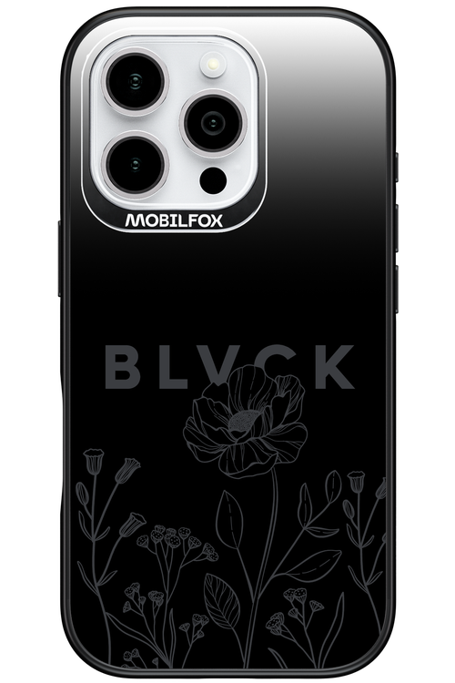 Black Flowers - Apple iPhone 16 Pro