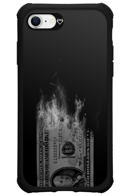 Money Burn B&W 2.0 - Apple iPhone SE 2020