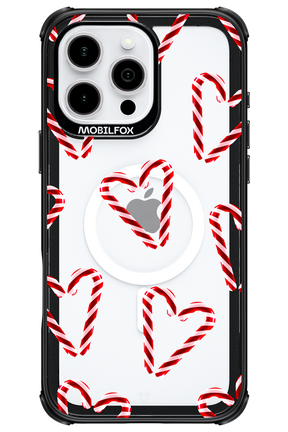 Candy Cane Hearts - Apple iPhone 16 Pro Max