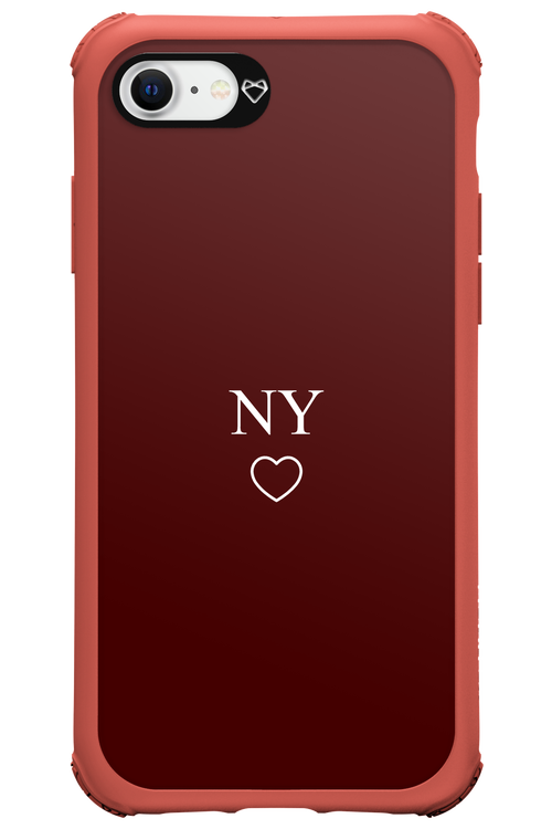 NY Burgundia 2.0 - Apple iPhone SE 2020