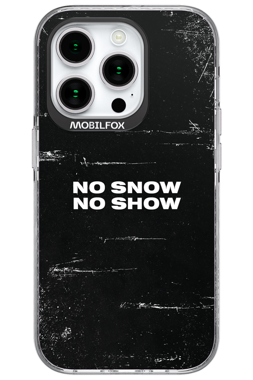 No snow, no show - Apple iPhone 15 Pro
