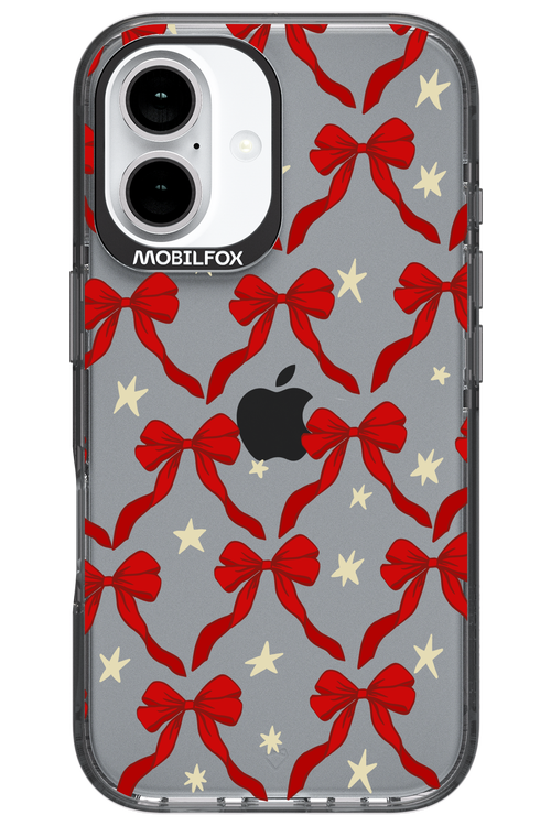 Bow & Stars (Transparent) - Apple iPhone 16