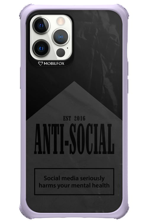 ANTI-SOCIAL (BLVCK) 2.0 - Apple iPhone 12 Pro Max