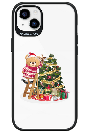 Christmas Bear (Transparent) - Apple iPhone 14 Plus