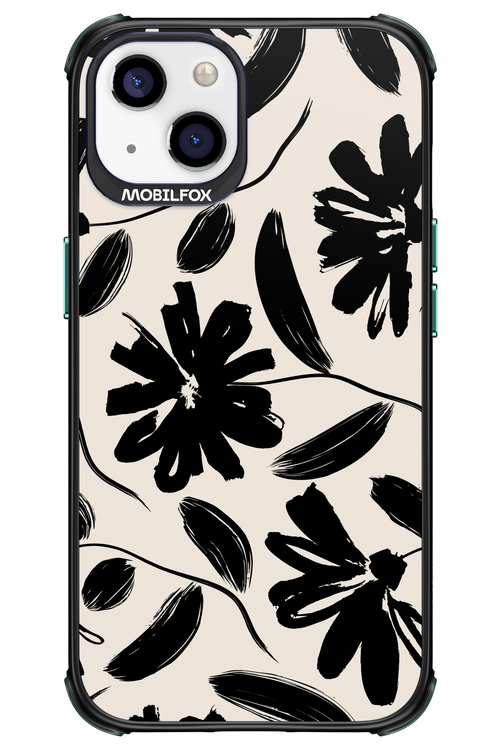 Monochrome Flowerss 2.0 - Apple iPhone 13