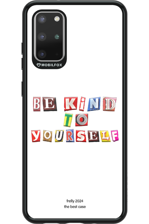 Be Kind To Yourself White - Samsung Galaxy S20+