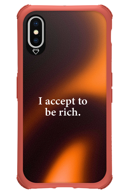 I accept to be rich - Apple iPhone XS
