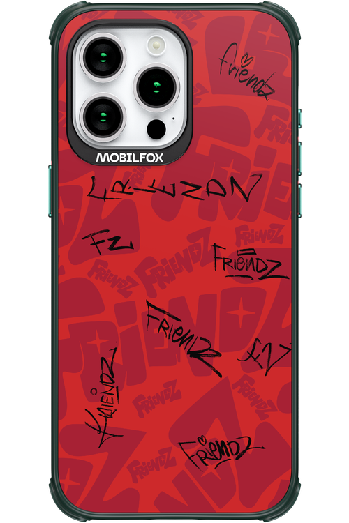 FRIENDZ Red - Apple iPhone 15 Pro Max