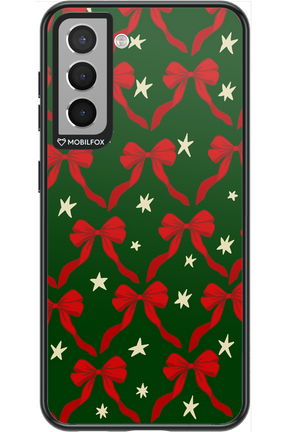 Bow & Stars (Green) - Samsung Galaxy S21