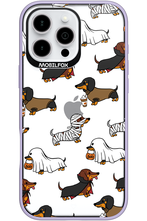Scary Dachshund (Transparent) - Apple iPhone 16 Pro Max