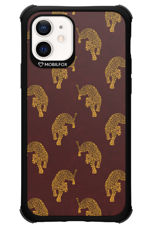 Burgundy Leopard Pattern - Apple iPhone 12