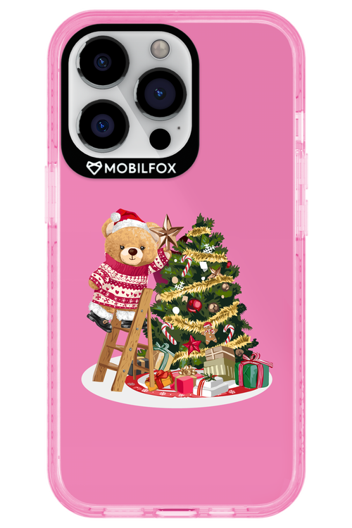 Christmas Bear (Transparent) - Apple iPhone 13 Pro