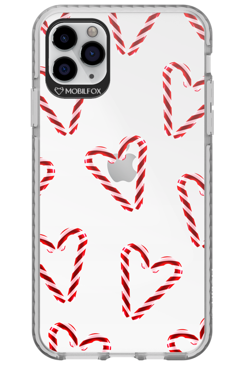 Candy Cane Hearts - Apple iPhone 11 Pro Max
