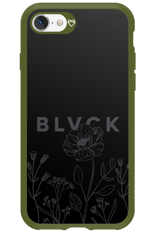 Black Flowers - Apple iPhone SE 2022